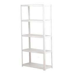 Cheap Stationery Supply of Zamba White 5-Shelf Boltless Shelving Unit ZZLS5WH150B07030 Office Statationery