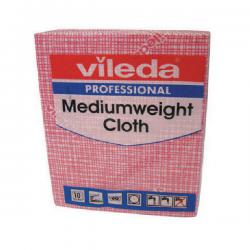 Cheap Stationery Supply of Vileda Medium Weight Cloth Red (Pack of 10) 106400 VIL04871 Office Statationery