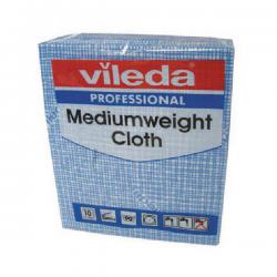 Cheap Stationery Supply of Vileda Medium Weight Cloth Blue (Pack of 10) 106399 VIL04875 Office Statationery
