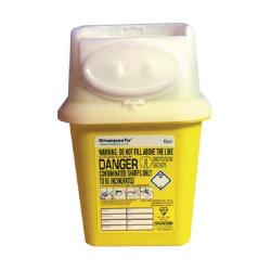 Cheap Stationery Supply of Wallace Yellow Medicinal Sharps Bin 4 Litre 4402008 Office Statationery