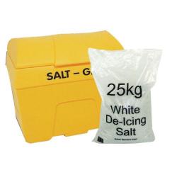 Cheap Stationery Supply of Yellow Winter Grit Bin With 8x25kg Salt Bags 360201 Office Statationery
