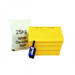 Cheap Stationery Supply of 50 Litre Grit Bin and 25kg Salt Kit 389115 WE35440 Office Statationery