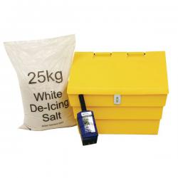 Cheap Stationery Supply of 50 Litre Lockable Grit Bin and 25kg Salt Kit 389116 WE35441 Office Statationery